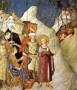 Renonciation aux armes de saint Martin