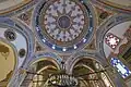 Mosquée Sinan Pacha : vue du dôme central, regardant vers le côté