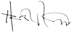 signature de Harold Kroto