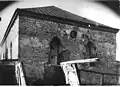 La Shoul de Sirkes, en forme de forteresse, construite au XVIIe&nbsp;siècle (photo de 1935)