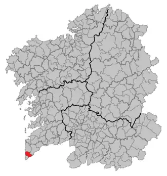 Localisation de Concello de O Rosal