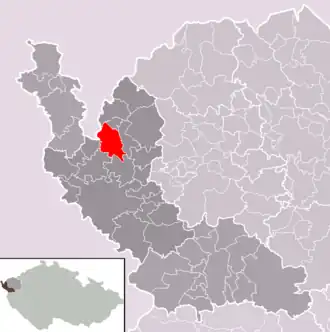 Localisation de Skalná