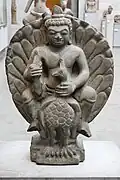Karttikeya (Skanda) sur Hamsa. Kdei Ang, Cambodge. VIe ou VIIe siècle. Musée Guimet