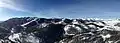 Pistes de Valberg vue depuis une montgolfière