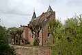 Vue arrière du château.