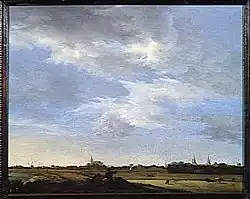 Château de Ilpenstein et le village Ilpendam, paint par Joris van der Haagen, (Musée du Louvre)