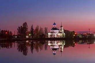L'église de la résurrection à Sloviansk en avril 2017.