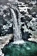 Les chutes à Noël 2008.