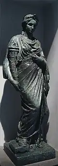 La riche, 1877, bronze, Musée du Chiado.