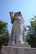 La statue de Radegast.