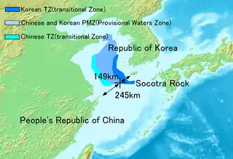 Carte de la mer de Chine avec le rocher de Socotra
