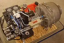 Vue du moteur.