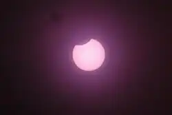 L'éclipse vue de Haut-Doubs, France.