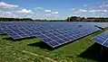 Partie de la centrale solaire en avril 2018