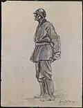 Sans titre, Henry de Groux, 1915/1918. Collections de la contemporaine.