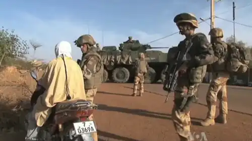 Soldats français engagés dans l'opération Serval, en 2013.
