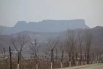Vue de la montagne.