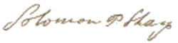 signature de Solomon P. Sharp