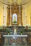 L'intérieur de l'église paroissiale.
