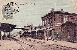 Photochrome de la gare.