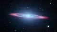 M104 vue en infrarouge par le télescope spatial Spitzer.