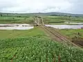 Pont ferroviaire à Madagascar.