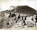Touristes sur le Vésuve, 26 avril 1883.