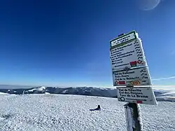 Sommet du Hohneck à 1&nbsp;363&nbsp;m.