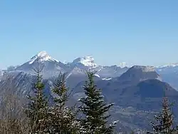 Chamechaude, dent de Crolles et Saint-Eynard.
