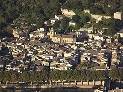 Vue aérienne.