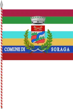 Drapeau de Soraga di Fassa