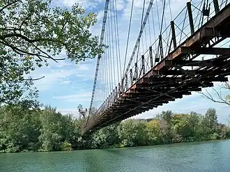 Tablier du pont des Arméniens.