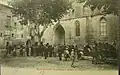 Sortie de messe en 1910.