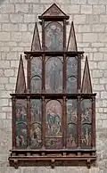 Les Quinze Mystères du Rosaire, polyptyque du XVIe siècle.