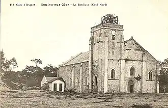 La basilique au début du XXe&nbsp;siècle.
