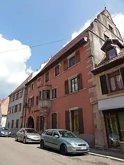 Maison de vigneron dite auberge « À la Couronne » (1576),59 rue Jean-Jaurès.