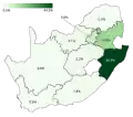 Résultats du MK par province