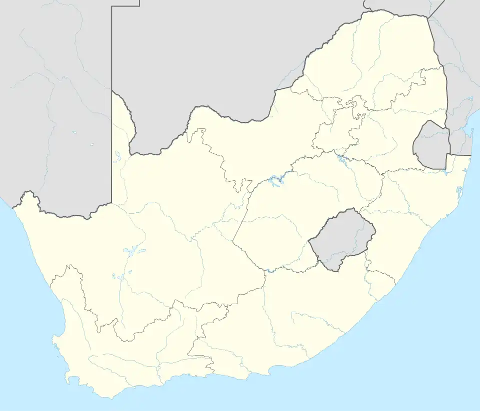 Voir sur la carte administrative d'Afrique du Sud