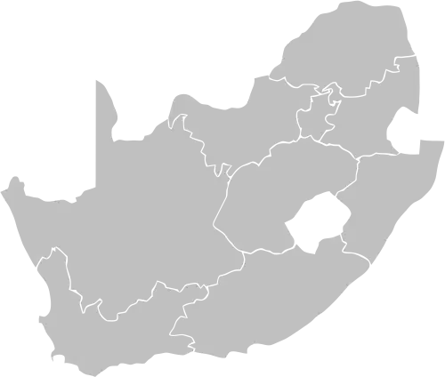 Carte de l’Afrique du Sud