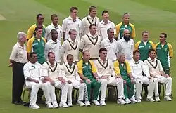L'équipe d'Afrique du Sud en 2008.