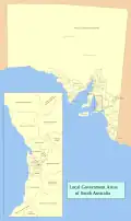 Carte partielle des LGA