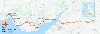 Voir la carte de la ligne.