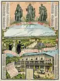 Calendrier des Galeries rémoises, 1891