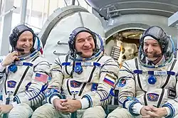Morgan, Skvortsov et Parmitano