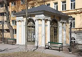 Le belvédère du XVIIIème siècle.