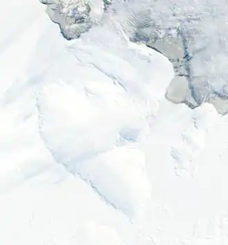 Image satellite de l’île.