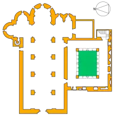 Plan du monastère