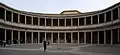 Le palais de Charles Quint, cour intérieure.
