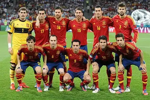 Onze de départ de l'Espagne en finale