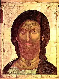 Le Christ aux grands yeux ou "Iaroe Oko". Milieu-fin du XIVe&nbsp;siècle.